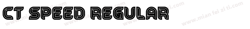 CT speed Regular字体转换